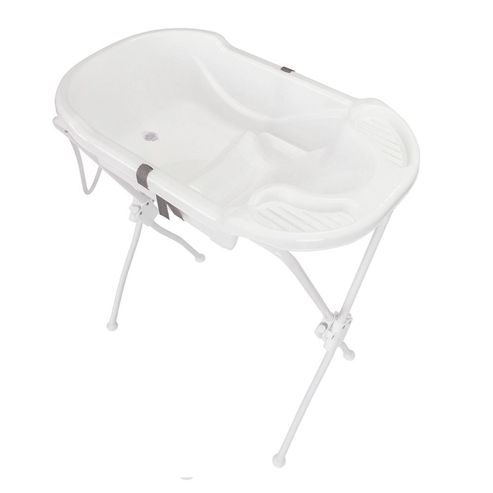 Banheira Ergonômica Com Suporte Tutti Baby - Branca