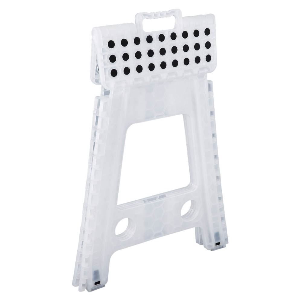 Banqueta De Plástico Kala 45Cm Dobrável - Transparente