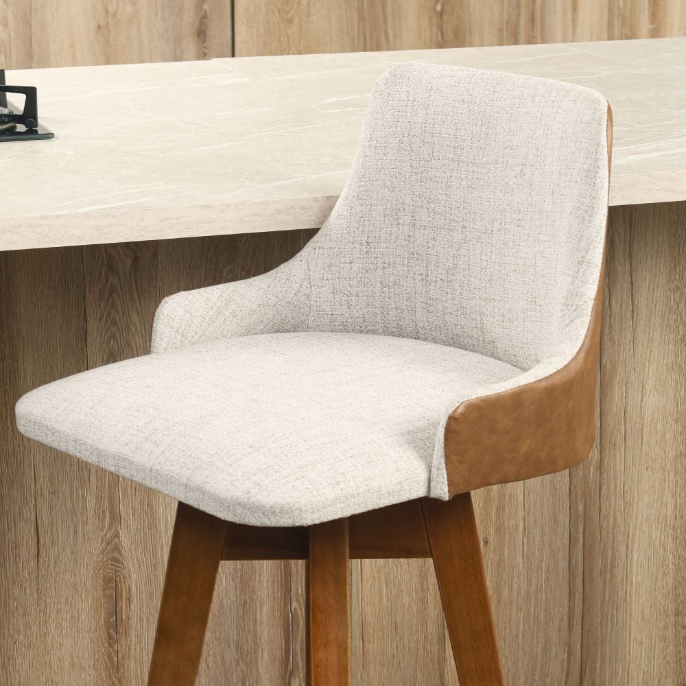 Banqueta Giratória Turim 104 Cm Havan Casa - Off White