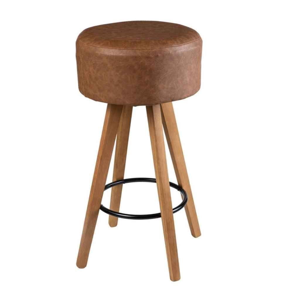 Banqueta Baixa Ravena 40X75 Cm Havan Casa - Marrom