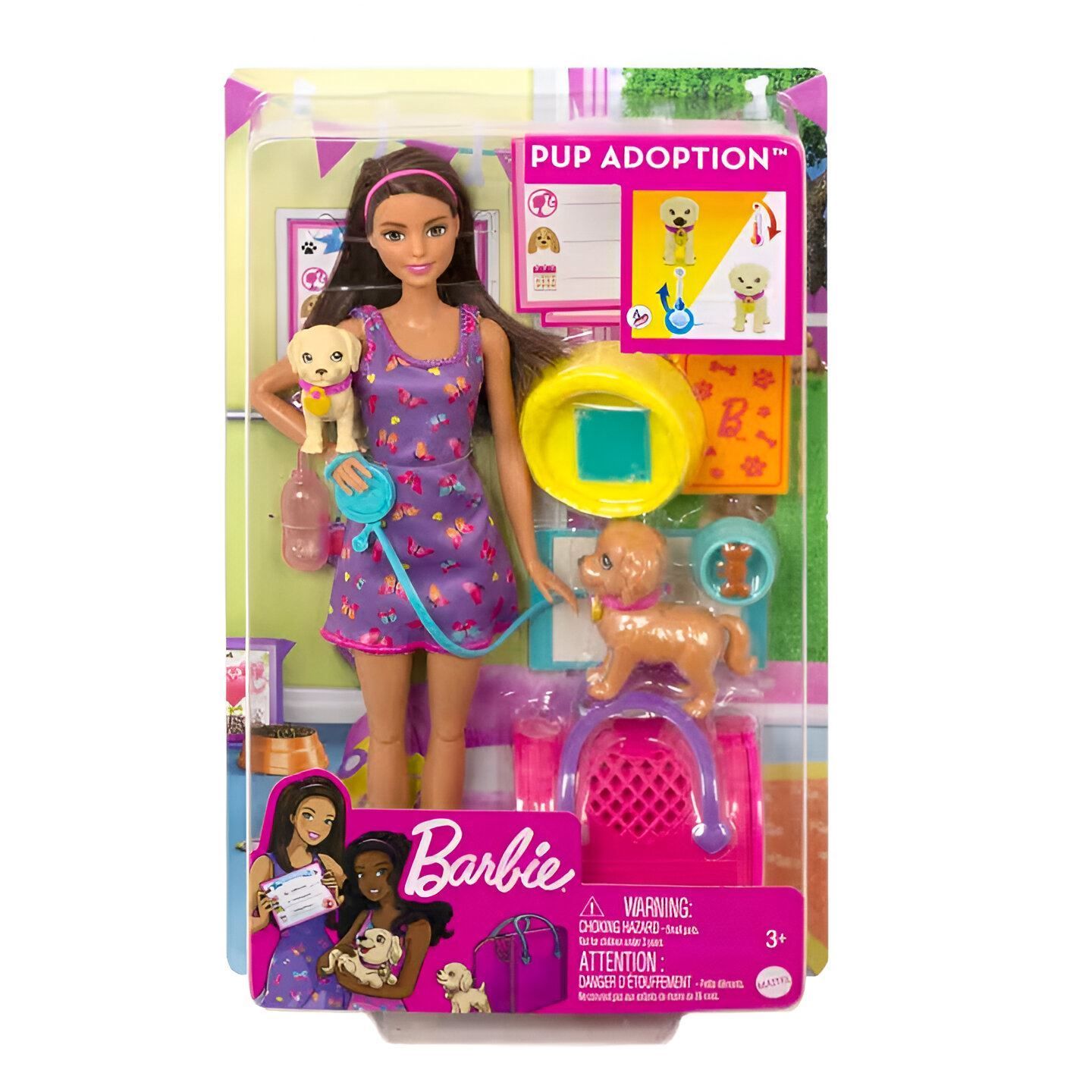Barbie Adota Cachorrinhos Mattel - HKD86