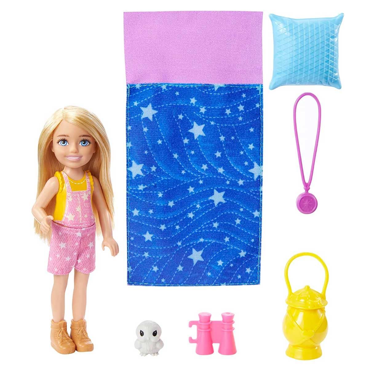 Barbie Boneca Chelsea Dia De Acampamento Mattel - HDF77