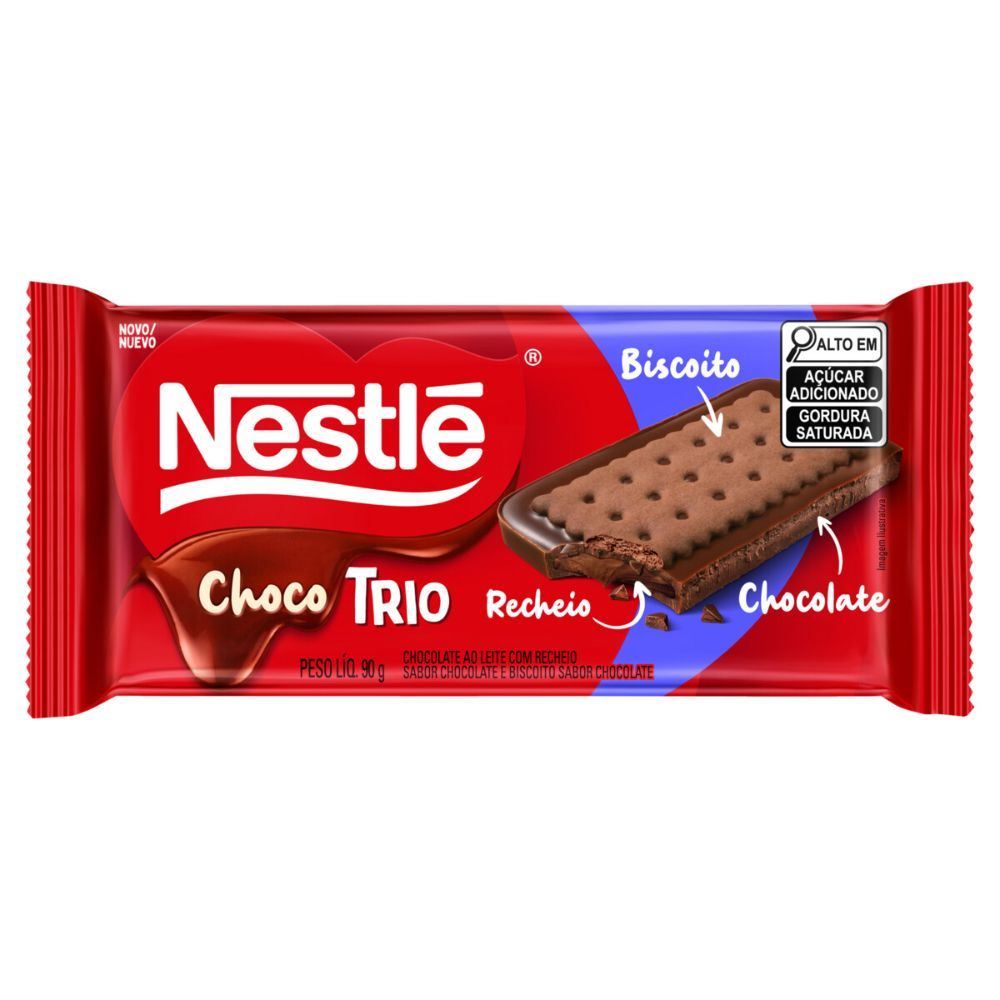 Barra De Chocotrio Chocolate Nestle - 90g