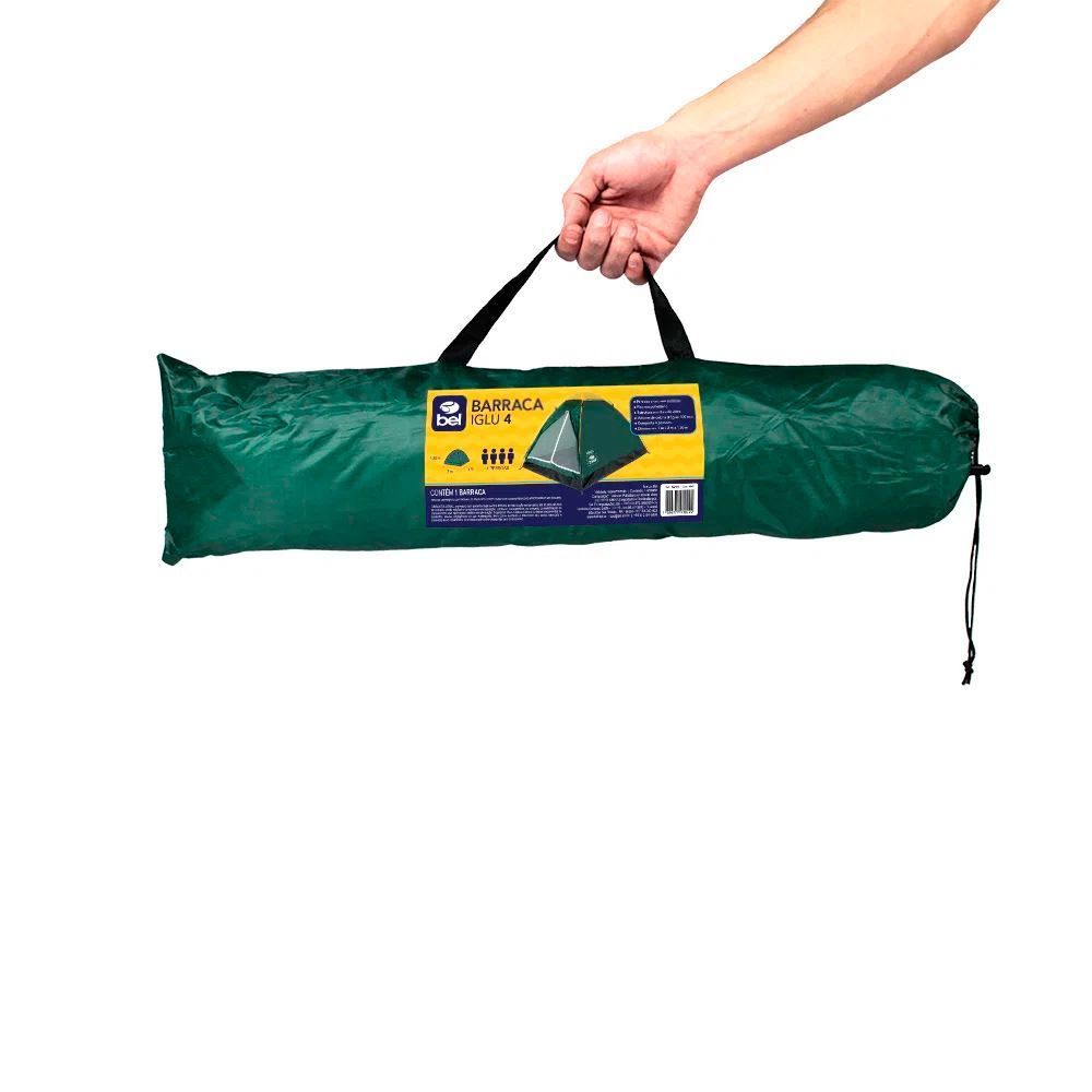 Barraca De Camping Iglu 4 Pessoas Bel Fix - Verde