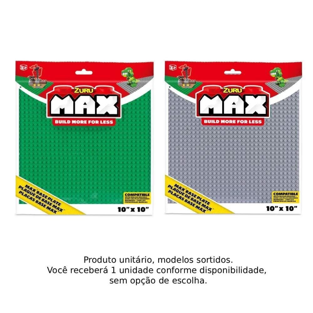Base de Construção para Blocos de Montar Max 25Cm X 25Cm Candide - Sortido