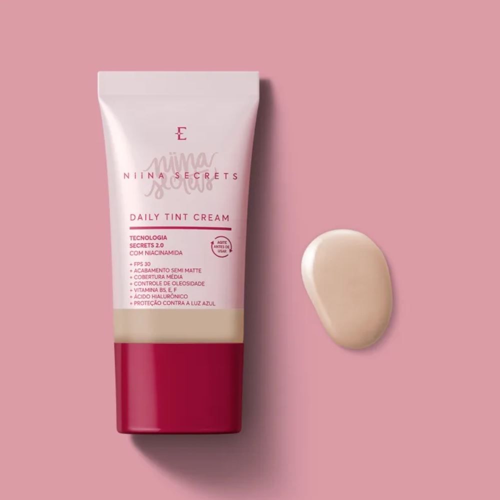Base Líquida Daily Tint Cream Niina Secrets Cor 00 - 25ml
