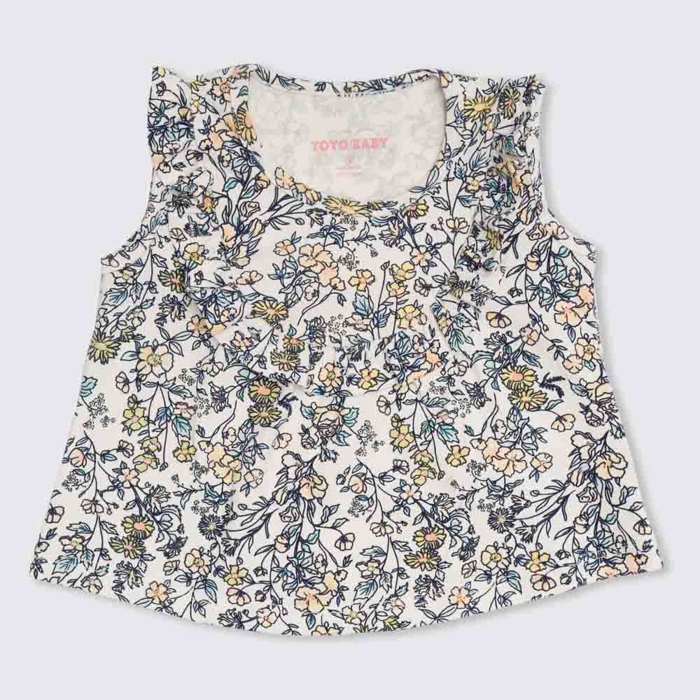 Bata P ao G com Estampa Floral Yoyo Baby