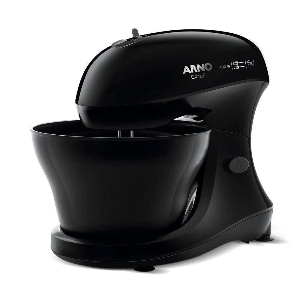 Batedeira Arno Chef 400W 5L Preta