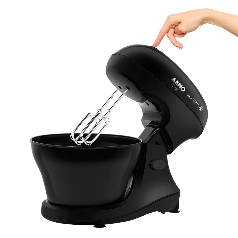 Batedeira Arno Chef 400W 5L Preta