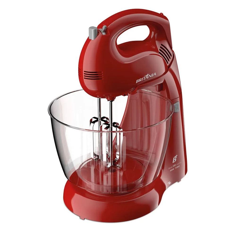 Batedeira Perola 550 Cristal Duo Turbo 500W Britânia