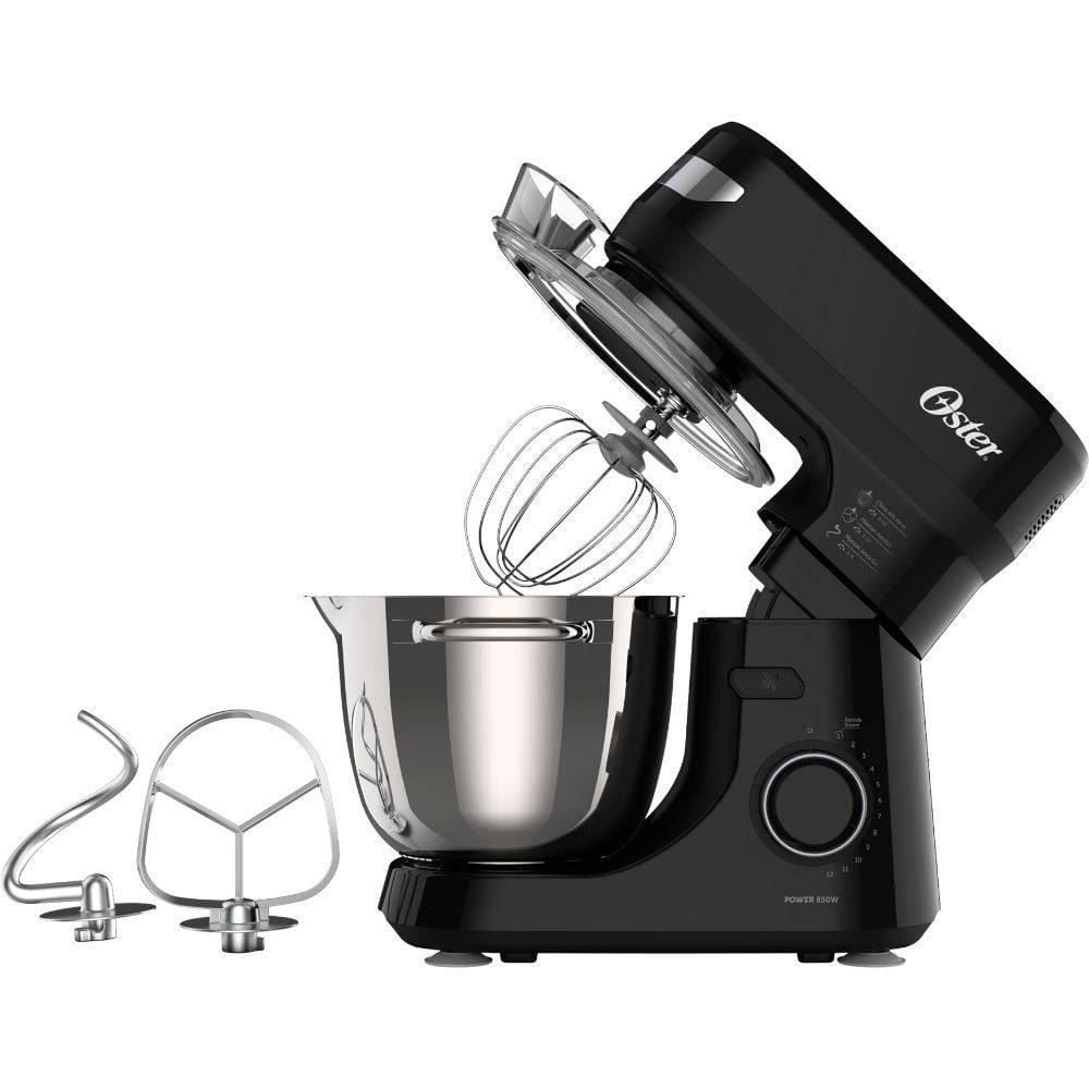 Batedeira Planetária Oster Bowl Inox 12 velocidades 3 batedores OBAT641