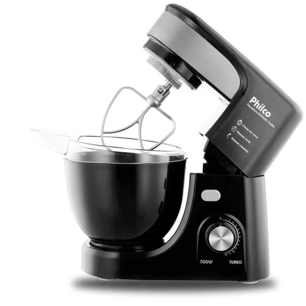 Batedeira Planetária Philco Preta PHP500