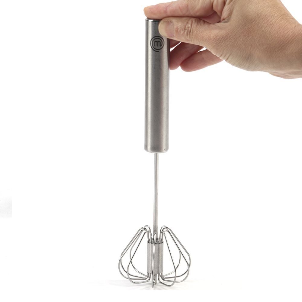 Batedor Vai E Vem Semi Automático 25,5Cm Masterchef Gedex - Aço Inox