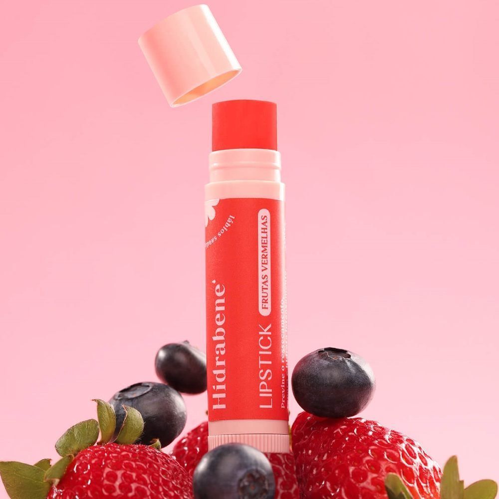 Batom Lipstick Frutas Vermelhas Hidrabene - 5g