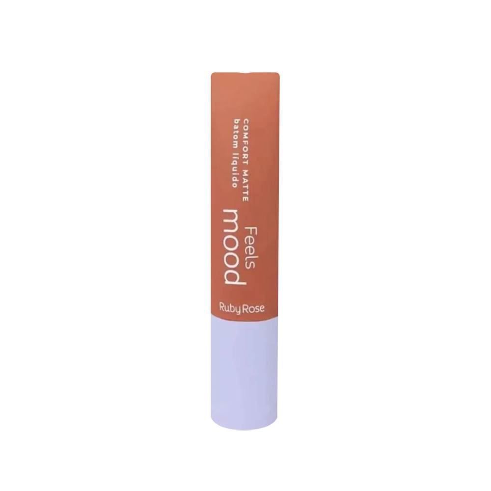 Batom Liquido Matte Feels Mood Confort Motivation Ruby Rose - 4,1ml