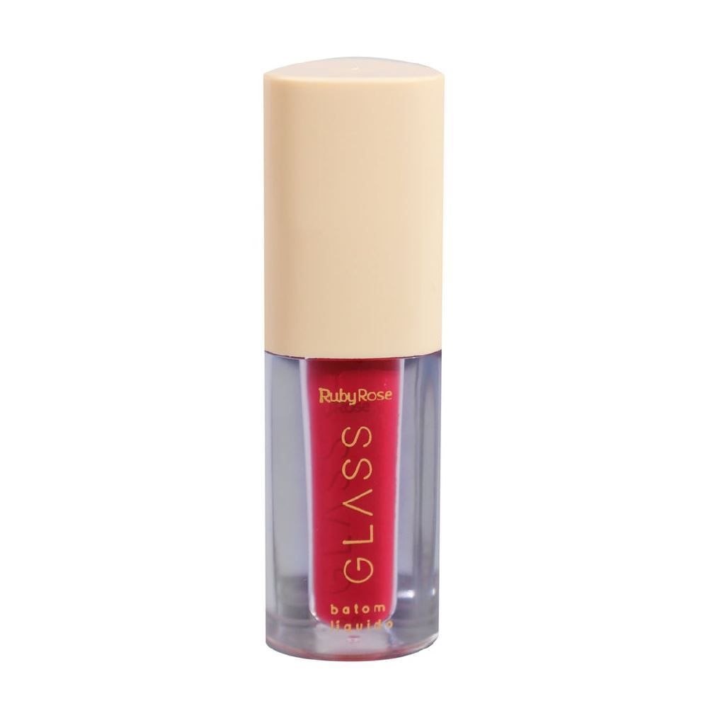 Batom Líquido Velvety Glass Bg04 Ruby Rose - 3,5ml 
