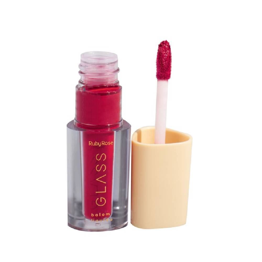 Batom Liquido Velvety Glass Bg07 Ruby Rose - 3,5ml
