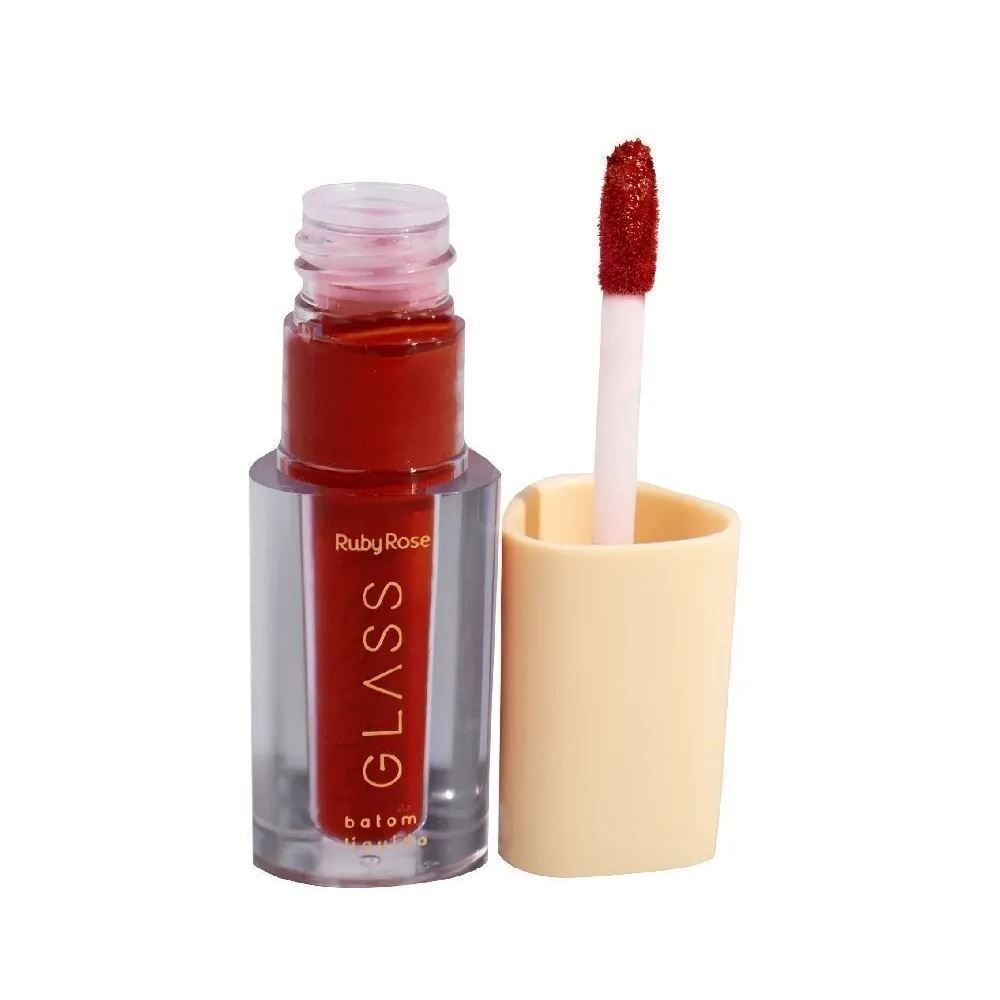 Batom Líquido Velvety Glass Bg08 Ruby Rose - 3,5ml