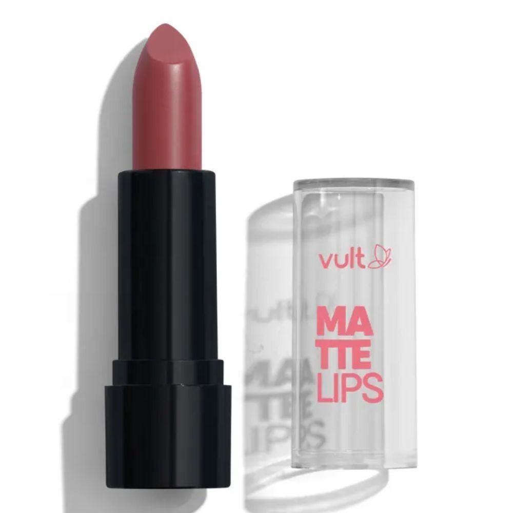 Batom Matte Lips Vult 3,8Gr - Rose