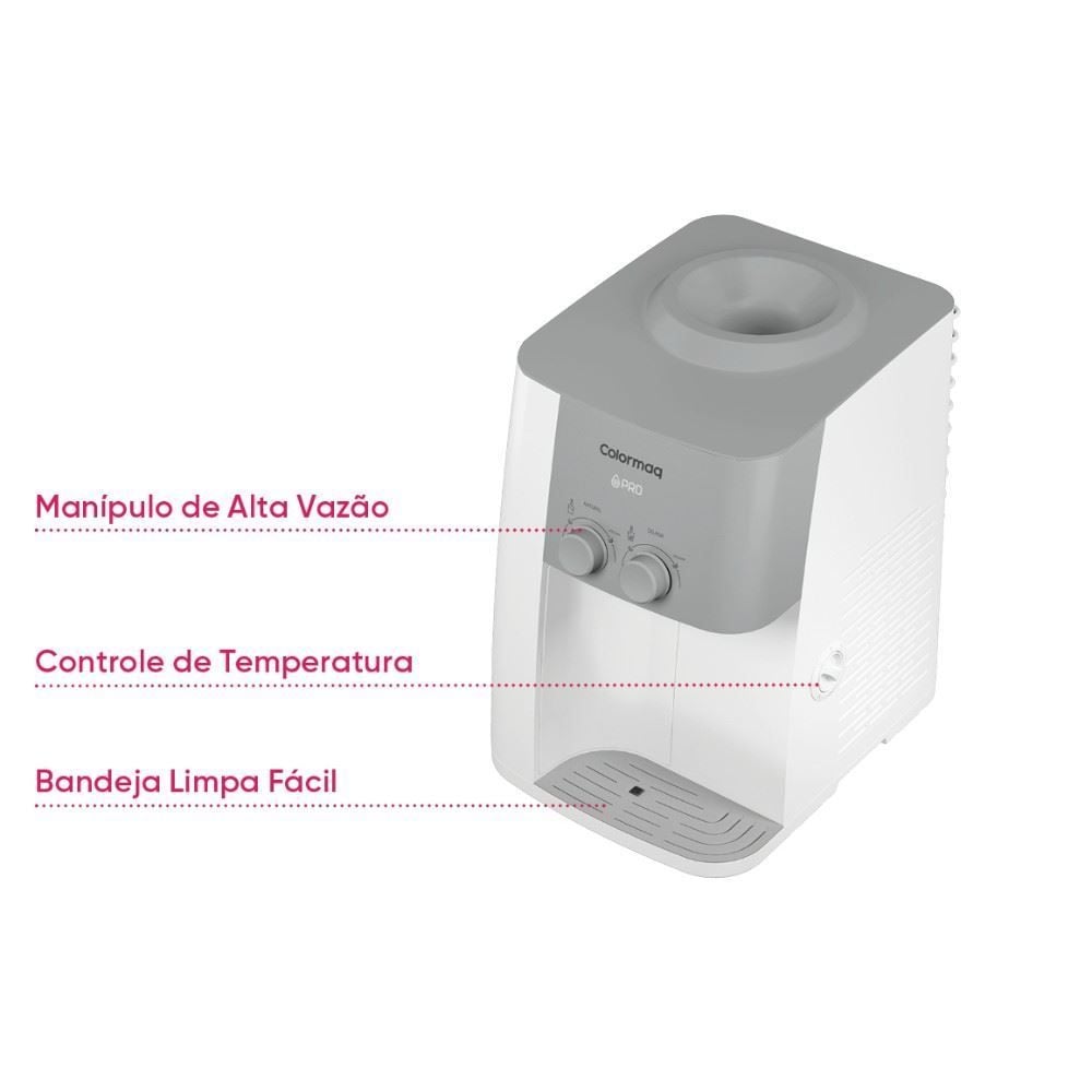 Bebedouro de Água Colormaq Linha Pró Branco