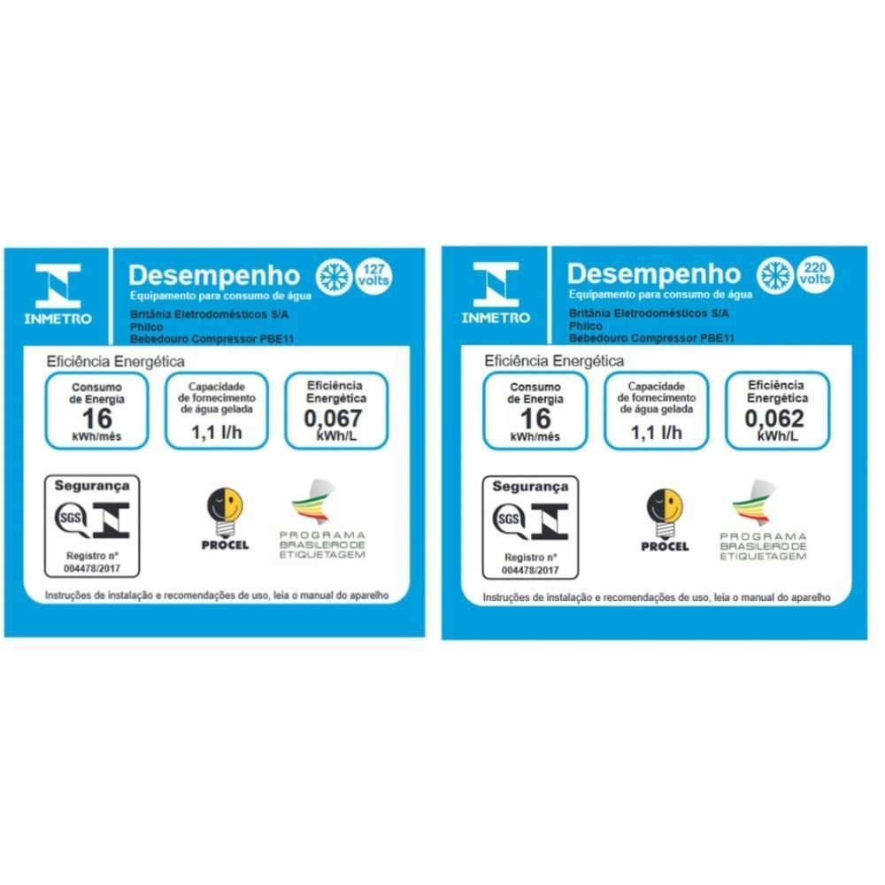 Bebedouro Philco 20 Litros PBE11 Água Natural e Gelada