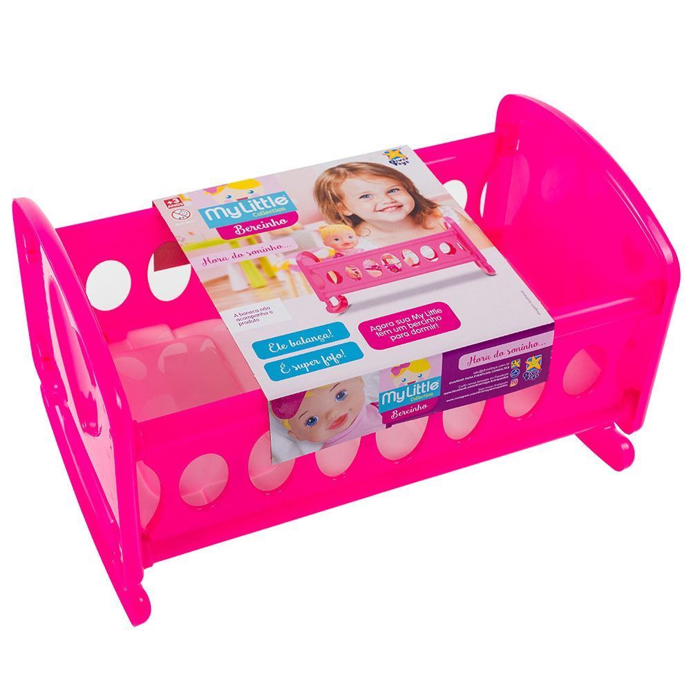 Bercinho Para Boneca My Little Collection Divertoys - 8091