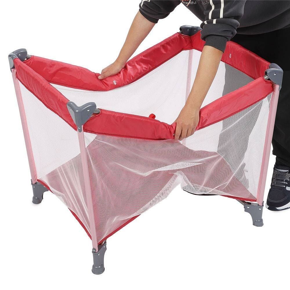 Berço Portátil Baru Voyage - Rosa