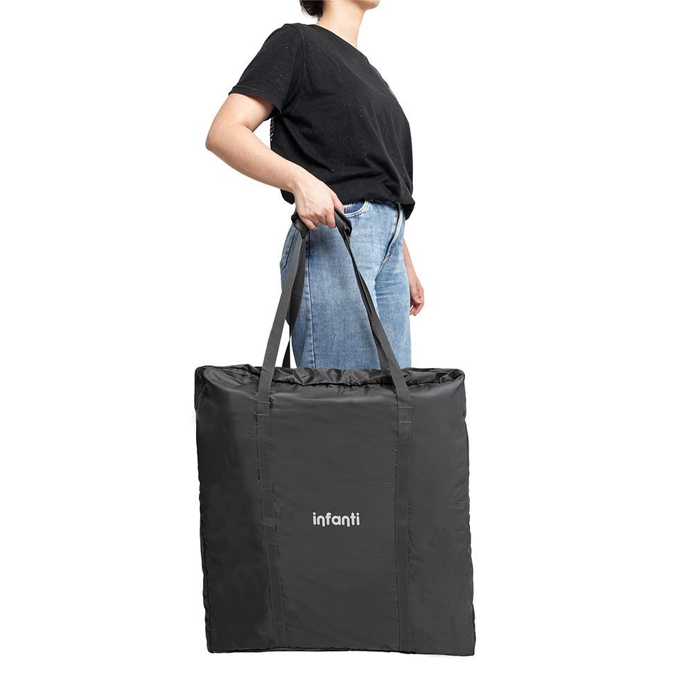 Berço Portátil Co-Bed Donatello Infanti - Cinza Grafite