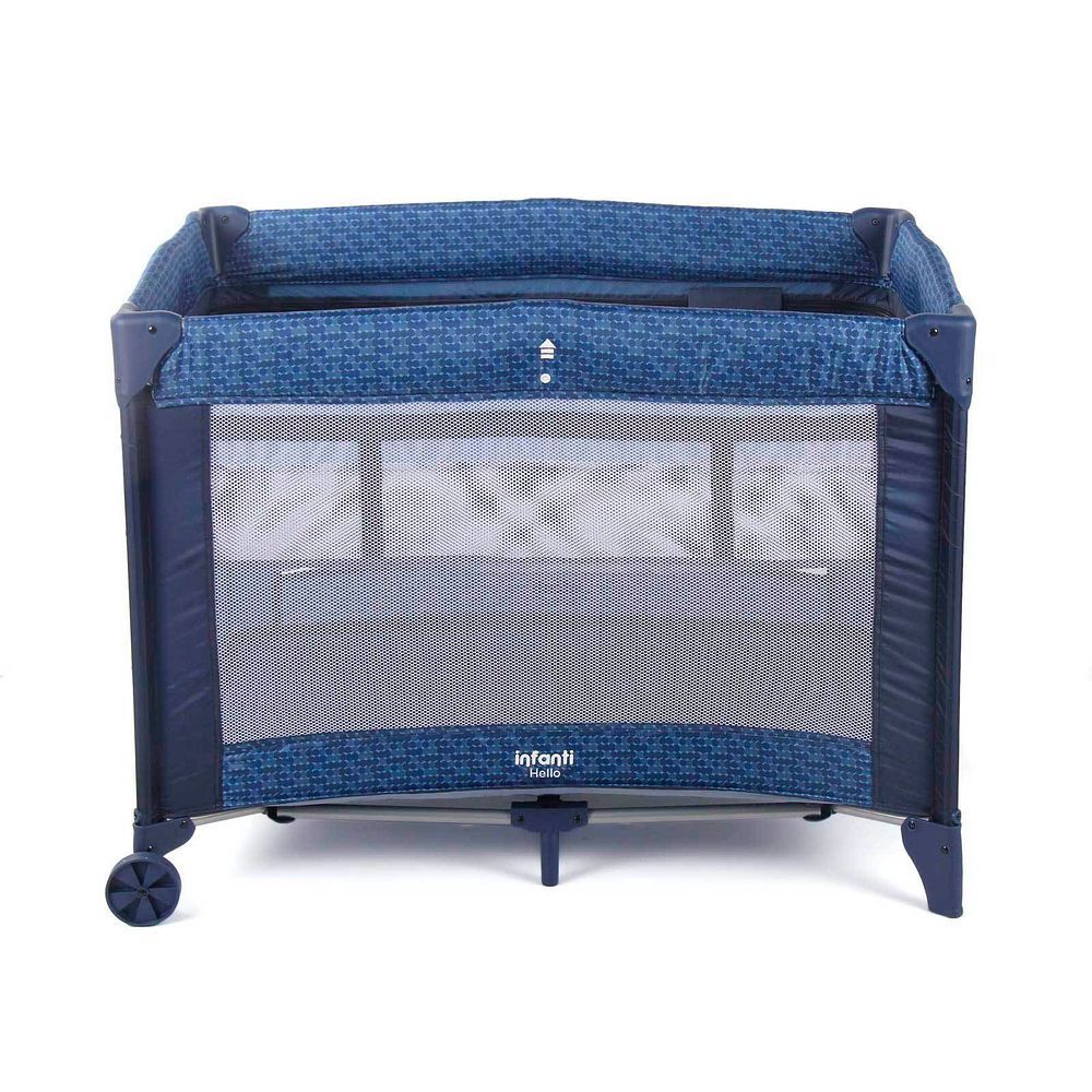 Berço Portátill Hello Infanti - Azul Trama