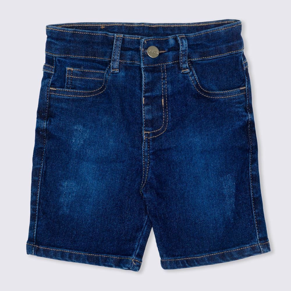 Bermuda 1 a 3 anos Jeans + Puídos Yoyo Kids