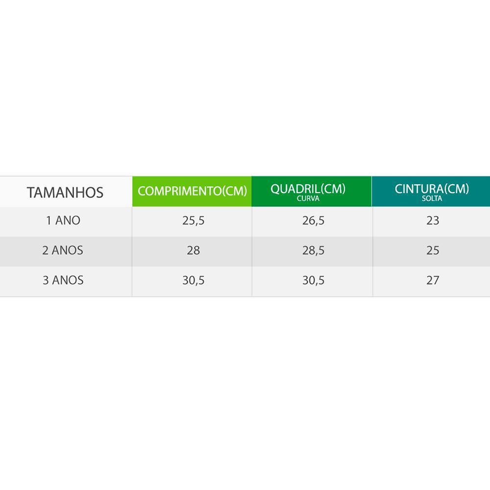 Bermuda 1 a 3 anos Jeans com Foguete Yoyo Kids