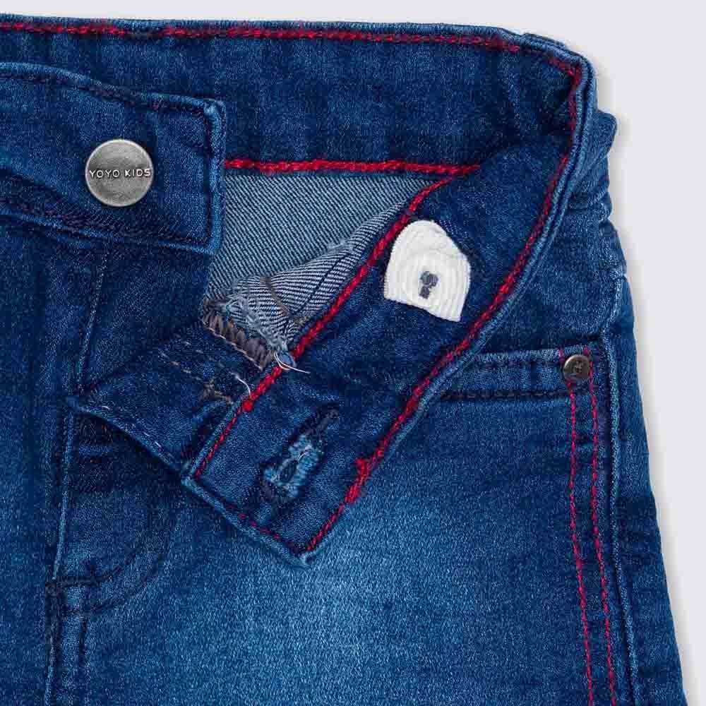 Bermuda 1 a 3 anos Jeans Comfort Yoyo Kids