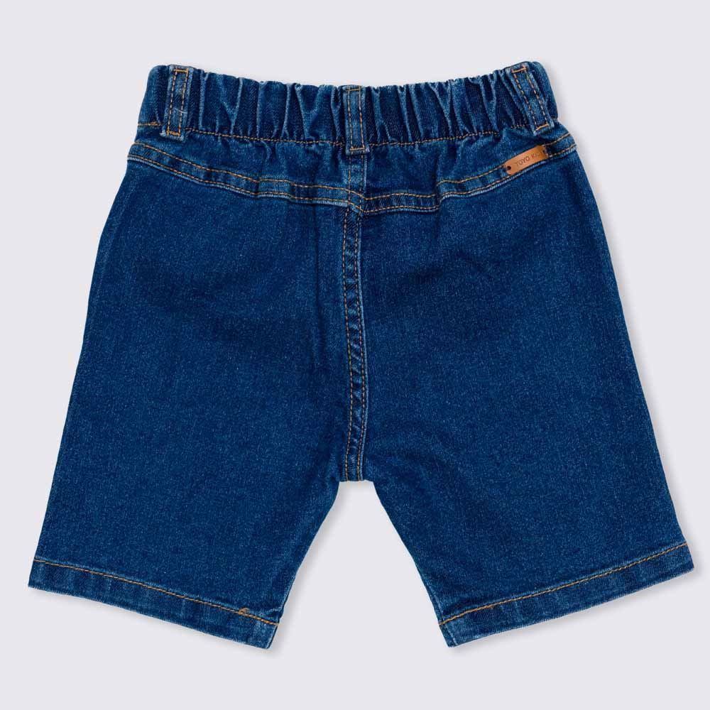 Bermuda 1 a 3 anos Jeans Yoyo Kids