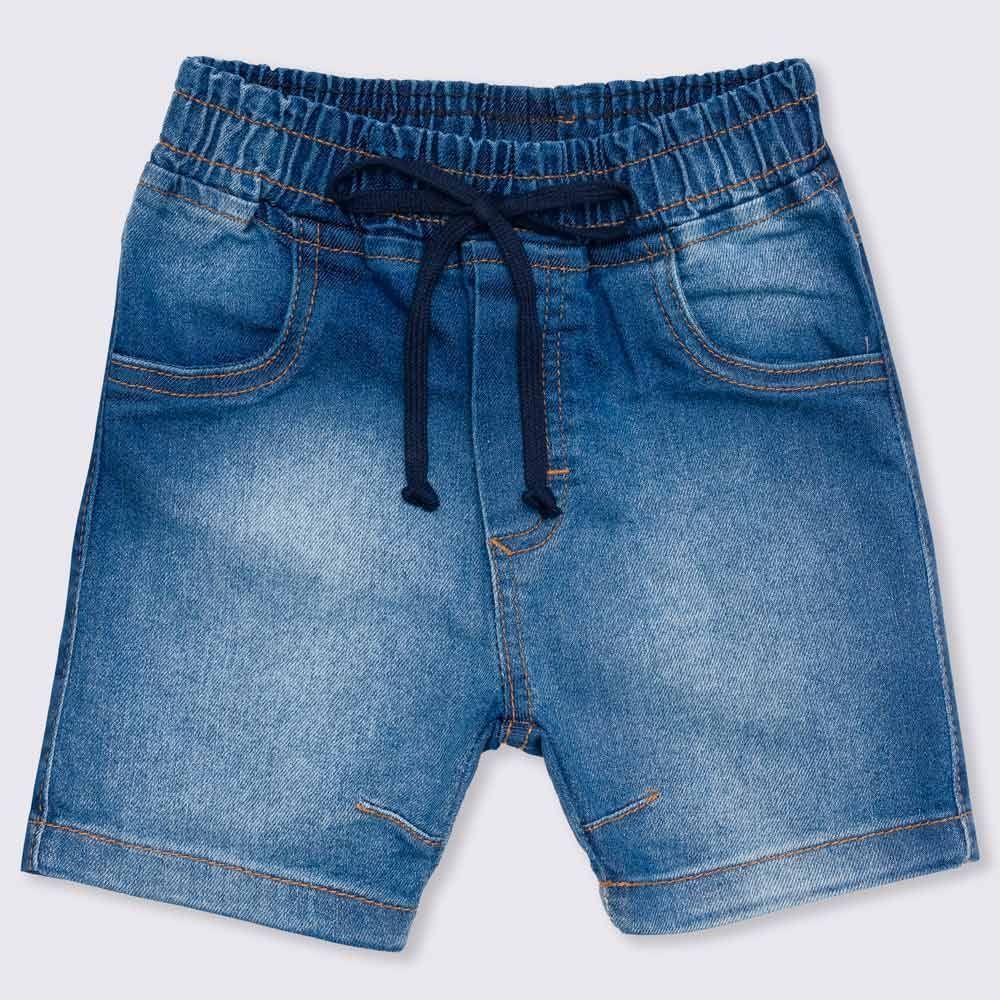 Bermuda 1 a 3 anos Jogger Jeans Yoyo Kids
