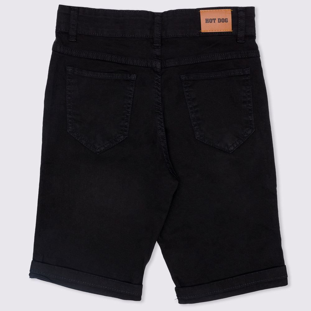 Bermuda 12 a 16 anos Barra Virada Sarja Hot Dog