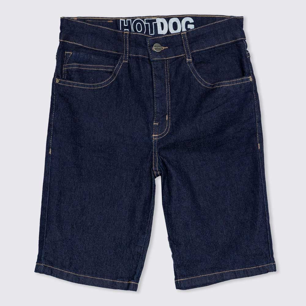 Bermuda 12 a 16 anos Jeans Amaciada Hot Dog