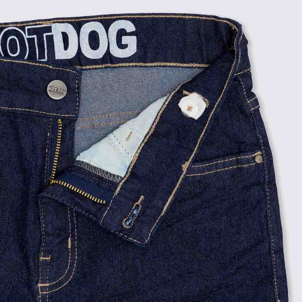 Bermuda 12 a 16 anos Jeans Amaciada Hot Dog