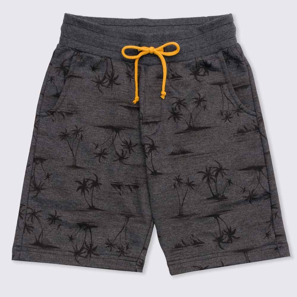 Bermuda 12 a 16 anos Moletinho Coqueiros Hot Dog