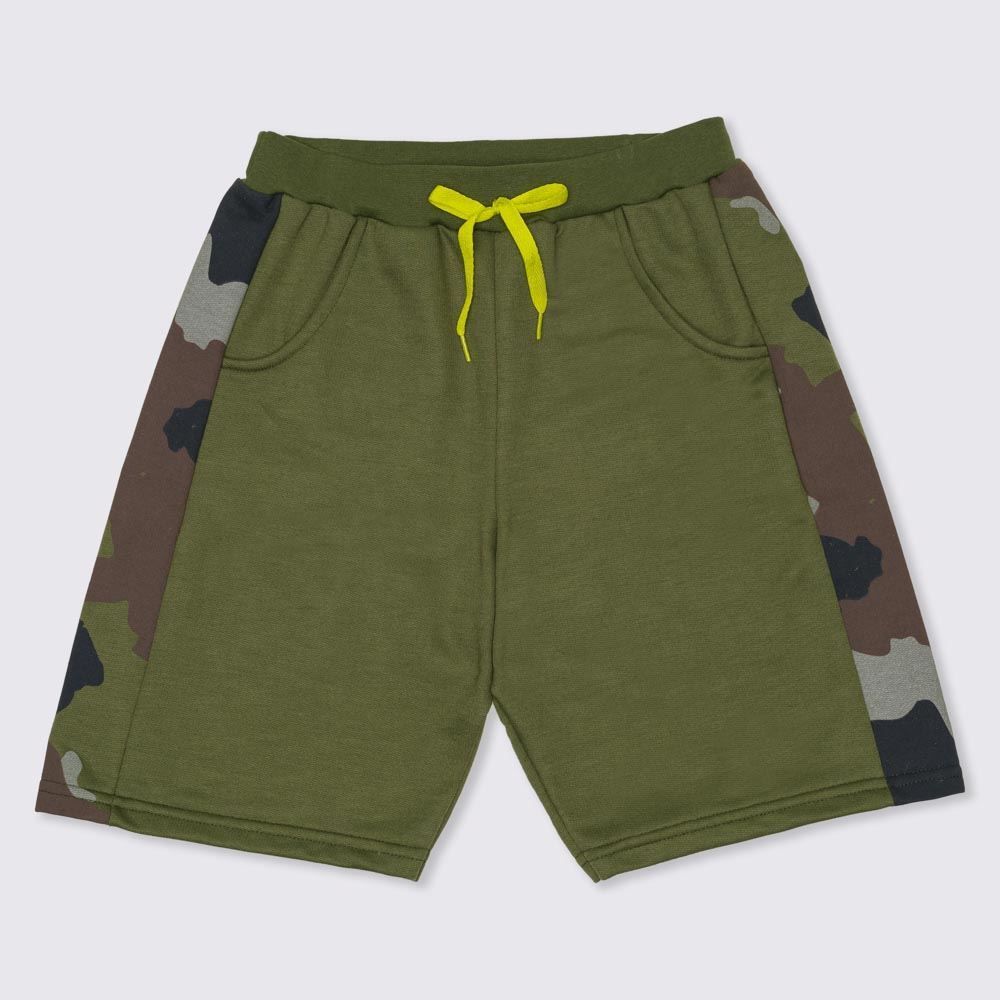 Bermuda 12 a 16 anos Moletom Camuflado Hot Dog