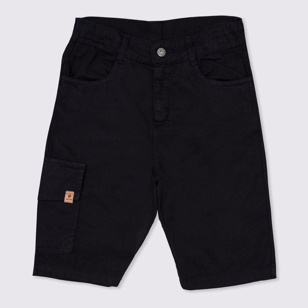 Bermuda 12 a 16 anos Sarja + Bolso Cargo Hot Dog