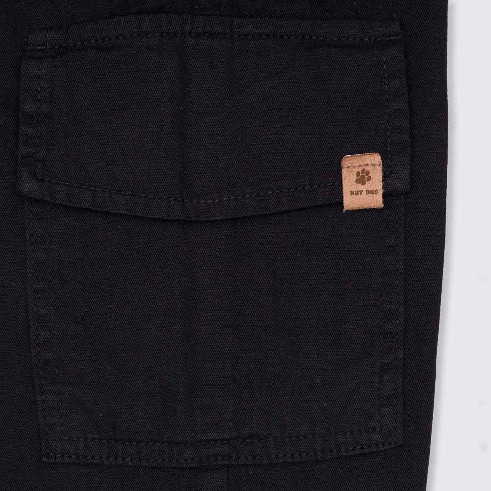 Bermuda 12 a 16 anos Sarja + Bolso Cargo Hot Dog