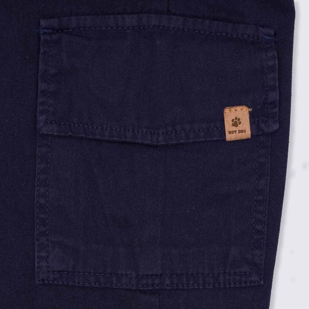 Bermuda 12 a 16 anos Sarja + Bolso Cargo Hot Dog