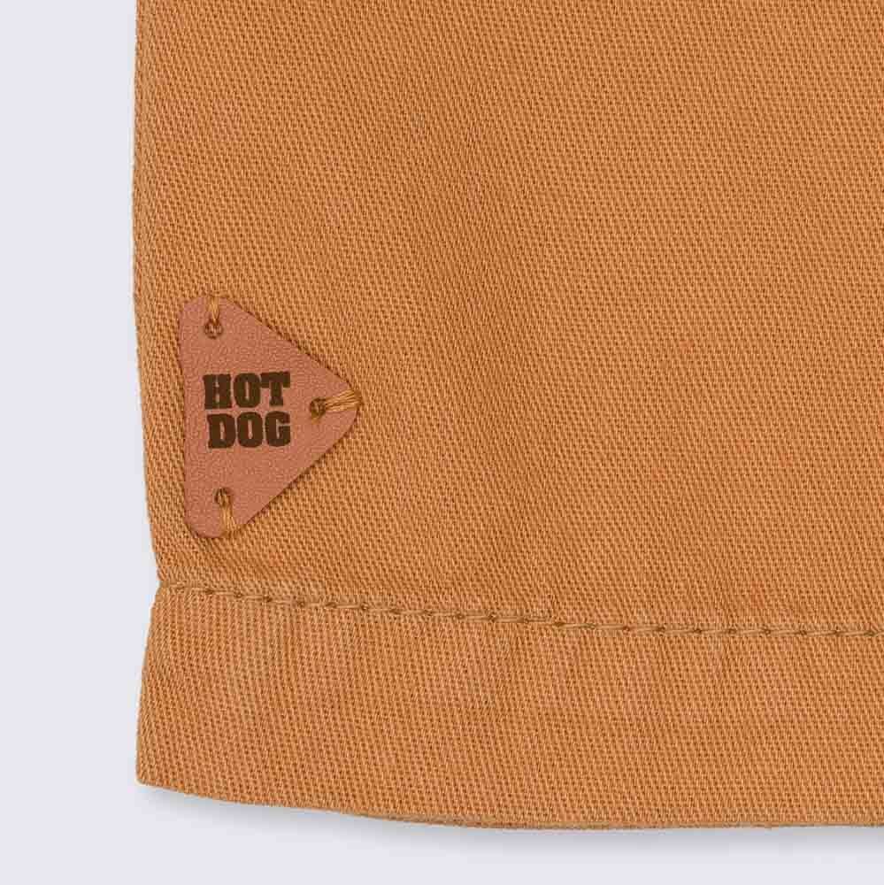 Bermuda 12 a 16 anos Sarja com Bolsos Hot Dog