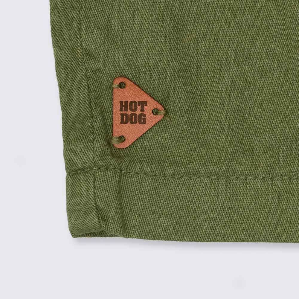 Bermuda 12 a 16 anos Sarja com Bolsos Hot Dog