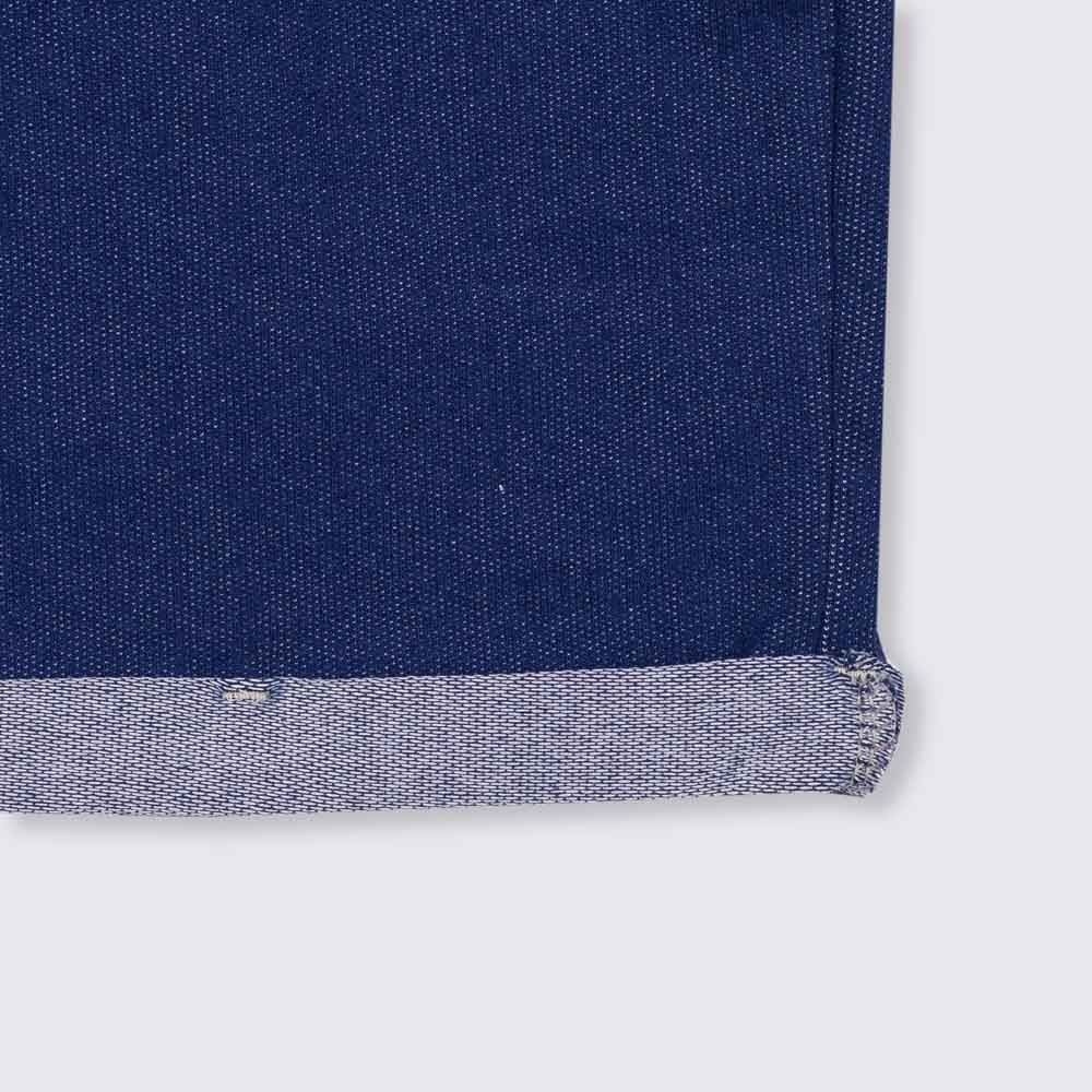 Bermuda 4 a 10 anos Malha Jeans + Barra Dobrada Hot Dog