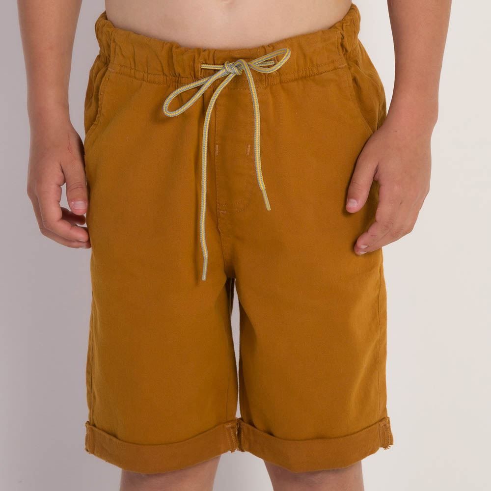 Bermuda 4 a 10 anos Masculino Sarja Jogger Hot Dog