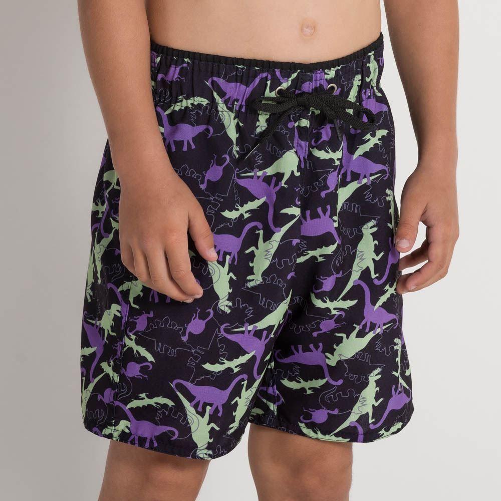 Bermuda 4 a 10 anos Microfibra Camuflado Hot Dog