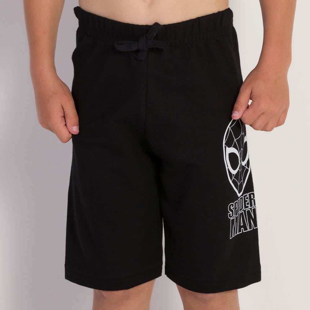 Bermuda 4 a 10 anos Moletinho Spider Man Brandili