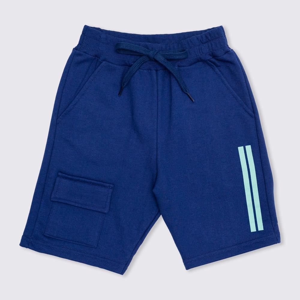 Bermuda 4 a 10 anos Moletom + Bolsos Hot Dog