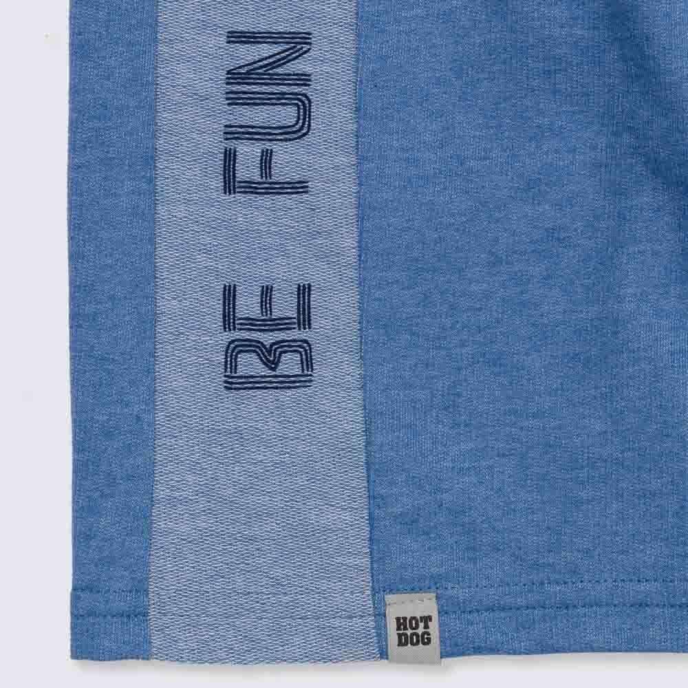 Bermuda 4 a 10 anos Moletom Be Fun Hot Dog